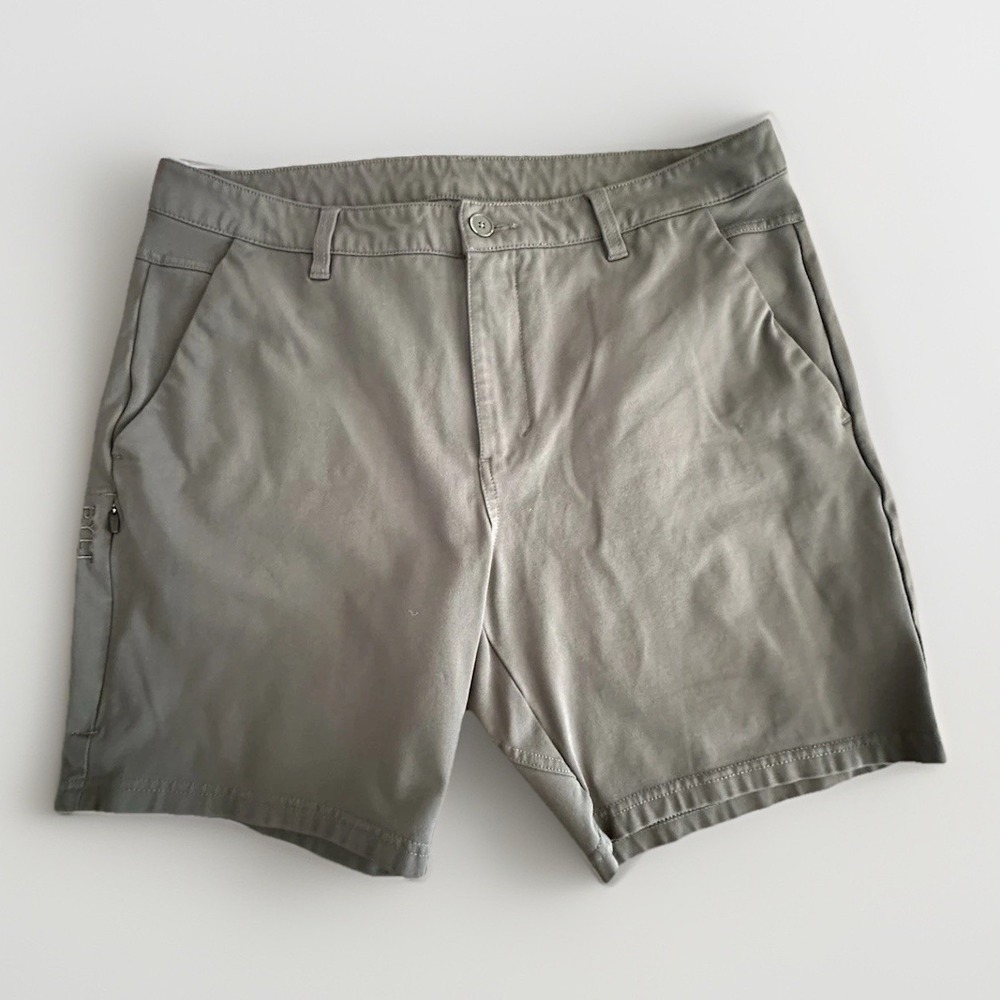 BYLT Everyday Short 8" Performance Soft Stretch Gray Chino Men's 36
